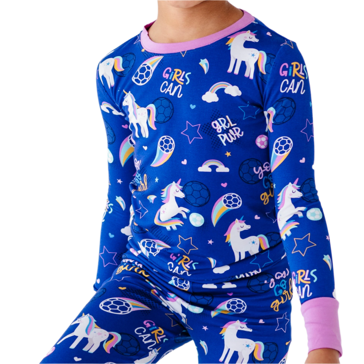 Unicorn Goals Toddler/Big Kid Pajamas