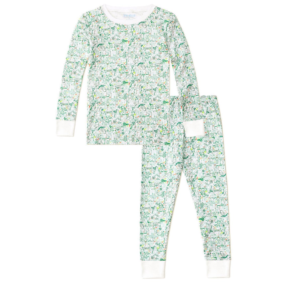 Golf Two Piece Kids Pajamas