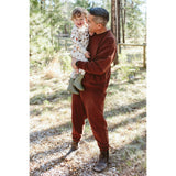 ADULT SWEATSUIT TOP | REDWOOD - HoneyBug 