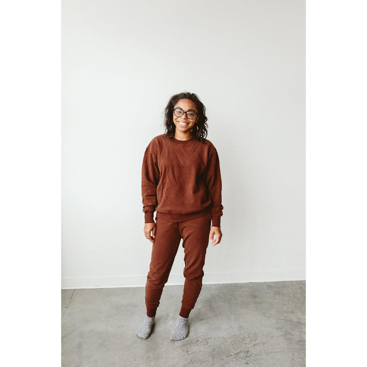 ADULT SWEATSUIT PANT | REDWOOD - HoneyBug 