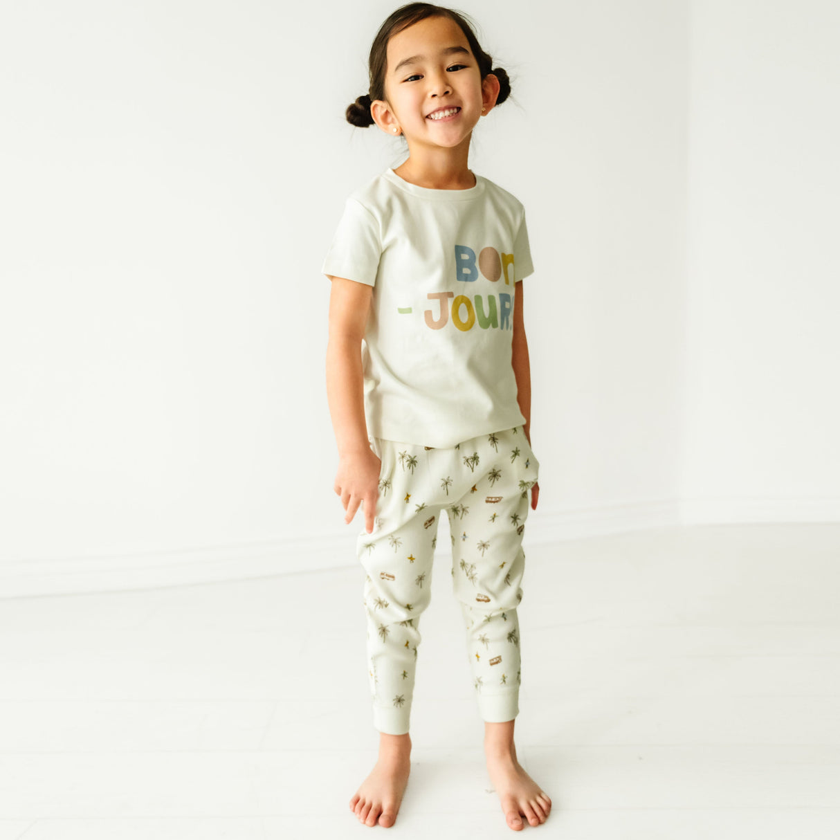 Organic Kids T-Shirts - Bonjour