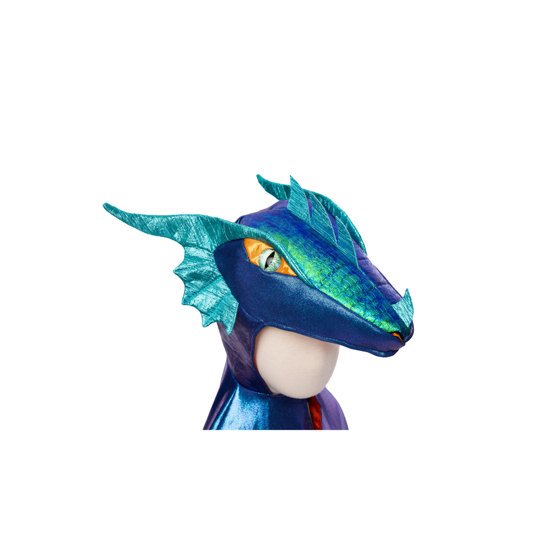 Azure The Metallic Dragon Cape - HoneyBug 