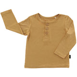 HENLEY LONG SLEEVE- Honey Mustard