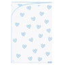 Blue Heart Print Blanket - HoneyBug 