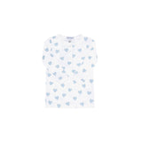 Blue Heart Print Pajama - HoneyBug 