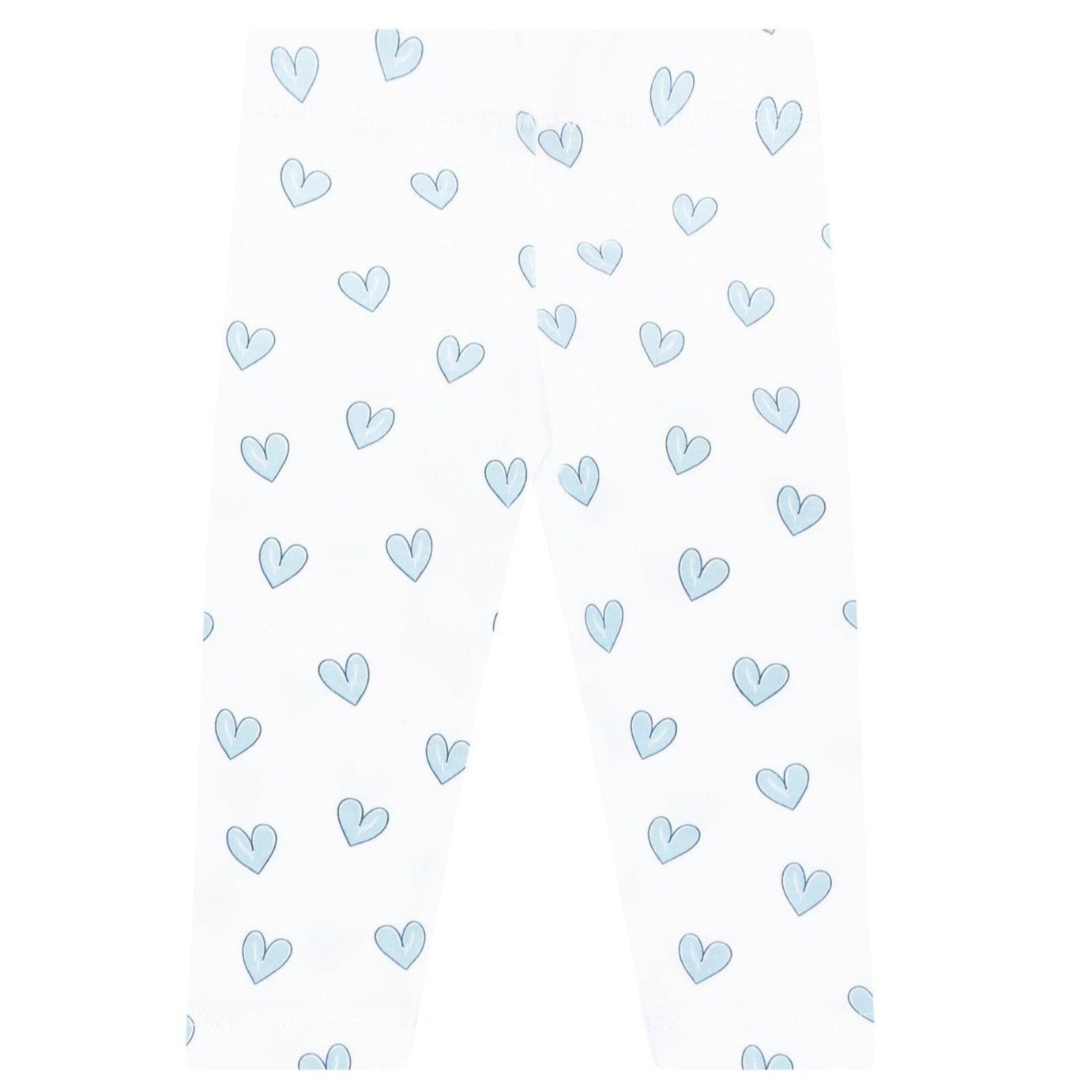 Blue Heart Print Pima Leggings Baby & Toddler Clothing