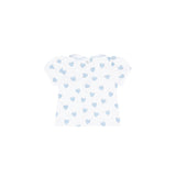 Blue Heart Print Diaper Cover Set - HoneyBug 