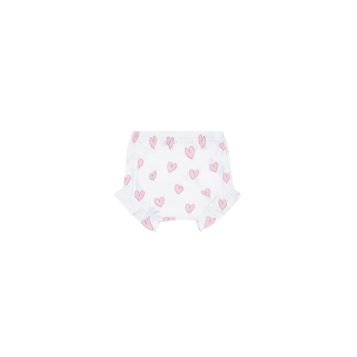 Pink Heart Print Diaper Cover Set - HoneyBug 