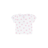 Pink Heart Print Diaper Cover Set - HoneyBug 