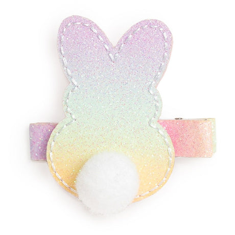 Pastel Rainbow Easter Bunny Clip - HoneyBug 