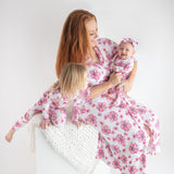 Hibiscus Kiss Bamboo Mama Robe - HoneyBug 