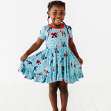 Go The Puck To Bed Twirl Dress