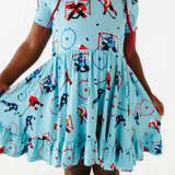 Go The Puck To Bed Twirl Dress