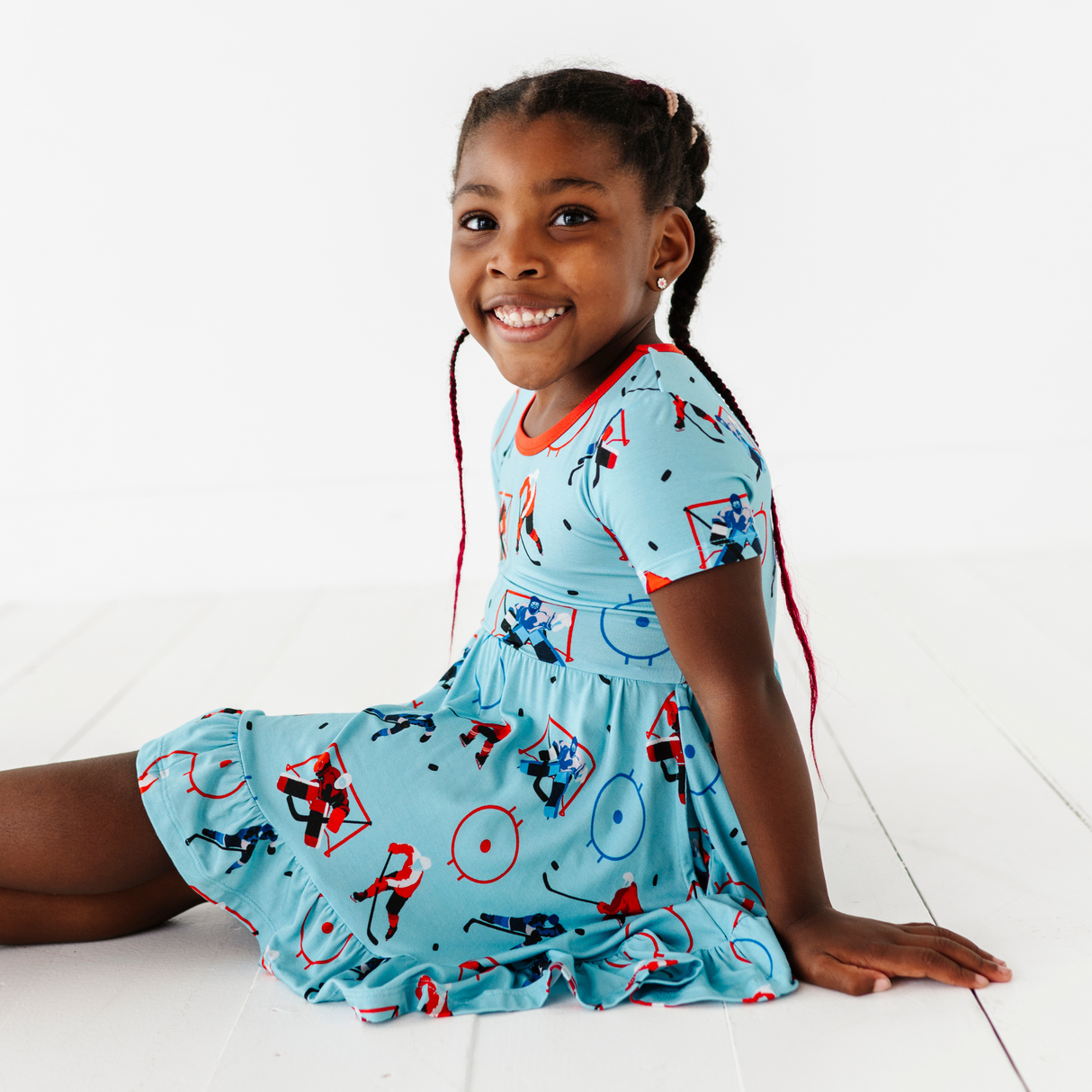 Go The Puck To Bed Twirl Dress