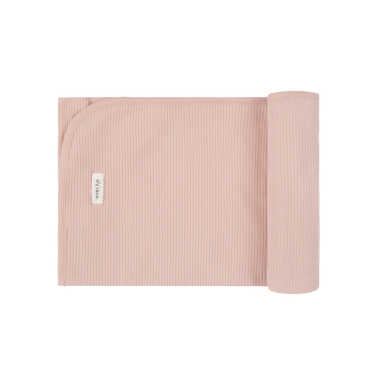 Solid Ribbed Jersey Swaddles - Receiving Blankets - HoneyBug 