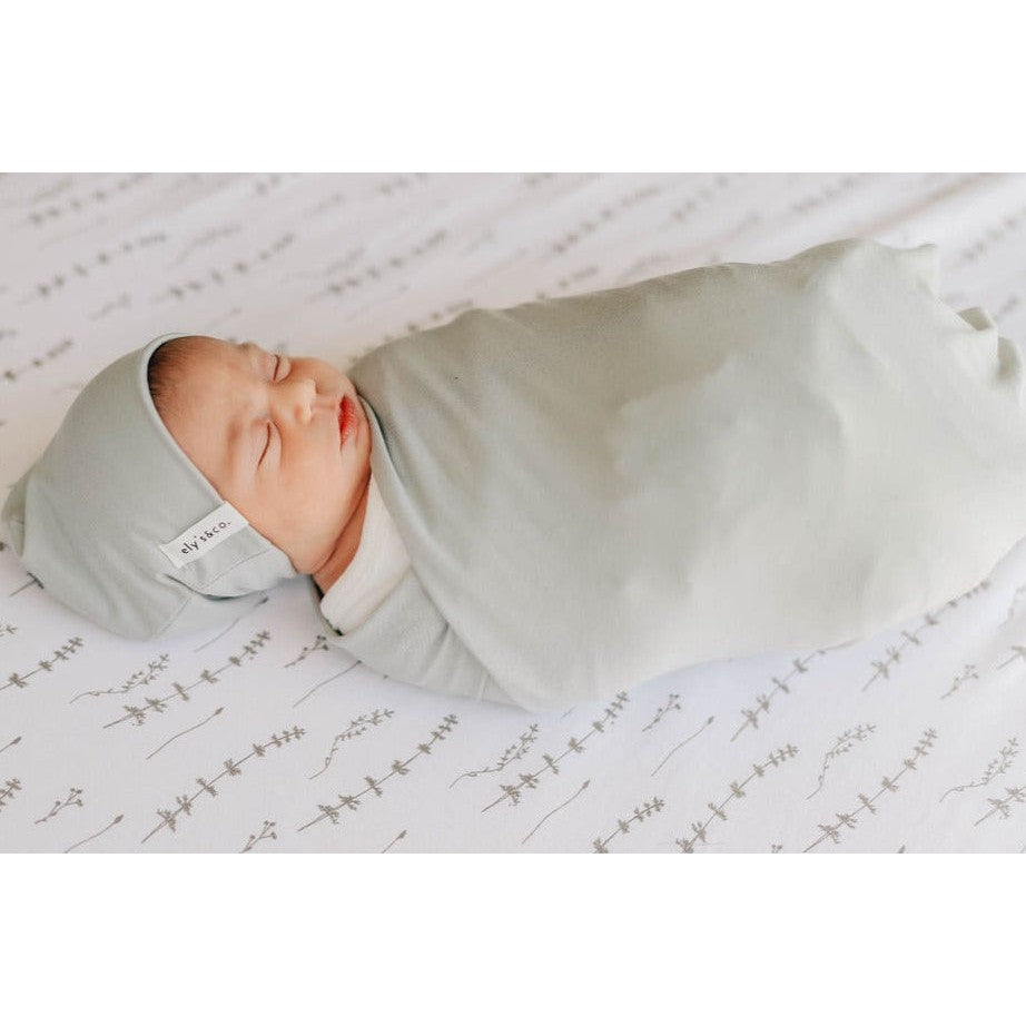 Modal Swaddle & Beanie Set in Gift Box - HoneyBug 