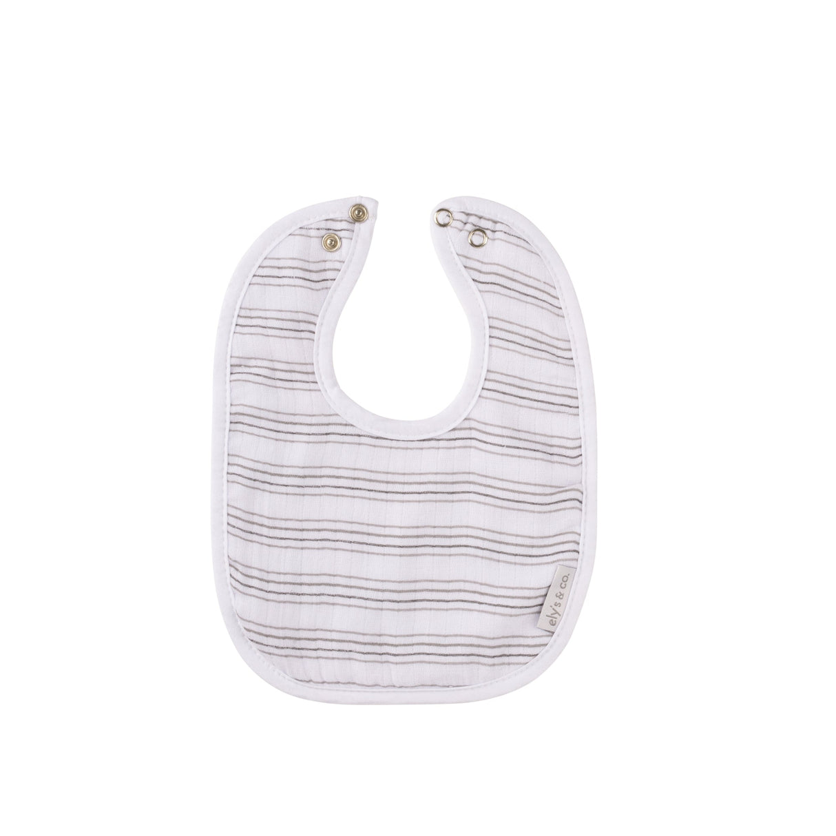 3 Pack Muslin Terry Bibs - Grey Stars