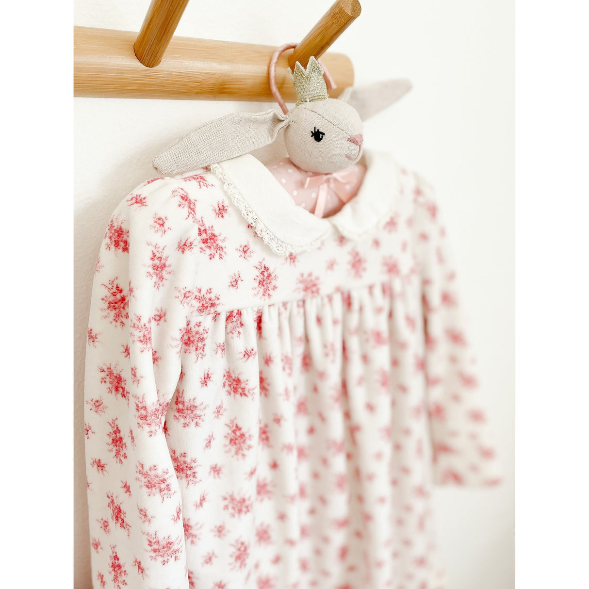 Bunny Princess Padded Baby Hangers Set Of 2 - HoneyBug 