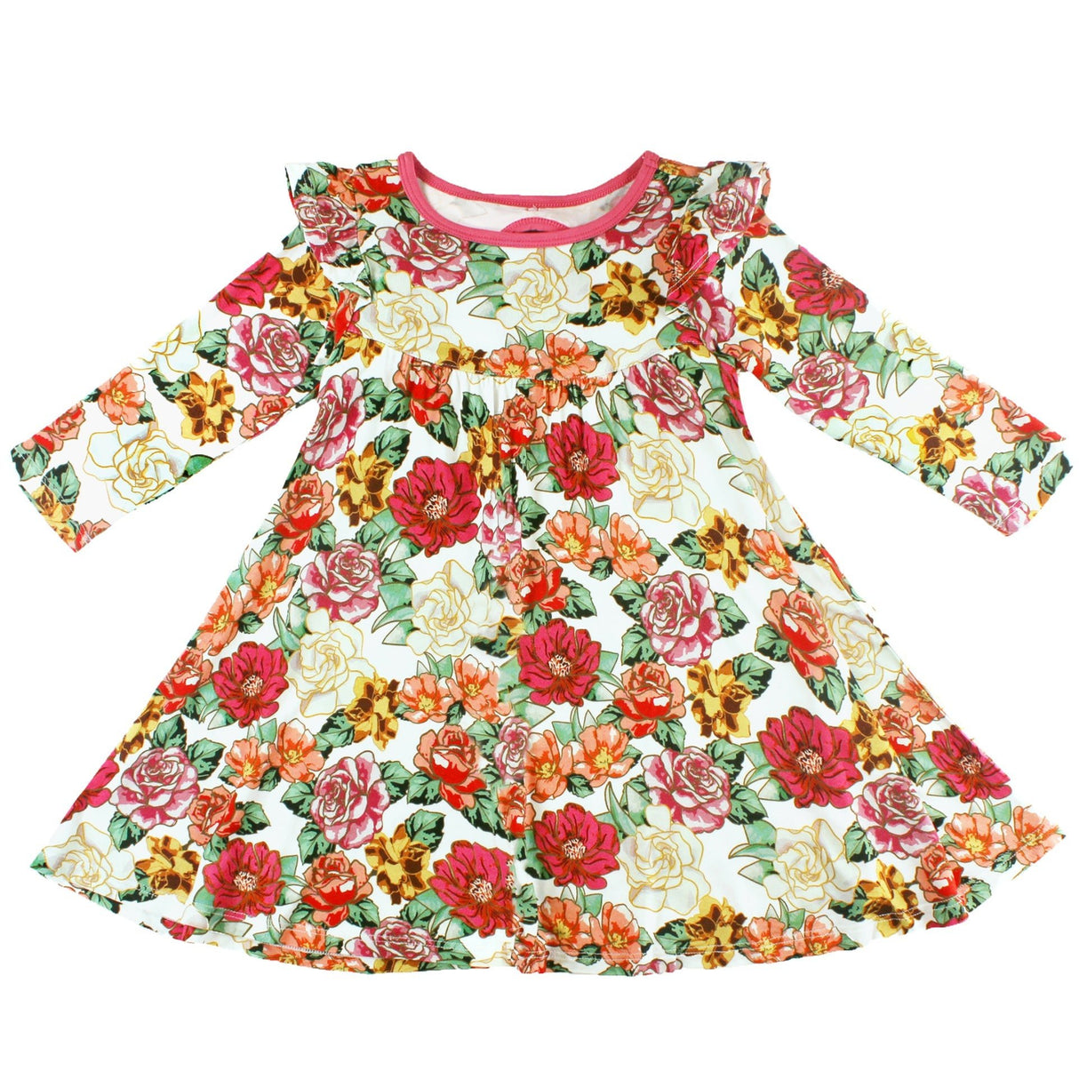 Fall In Love Long Sleeve Twirling Dress (2T-8Y)