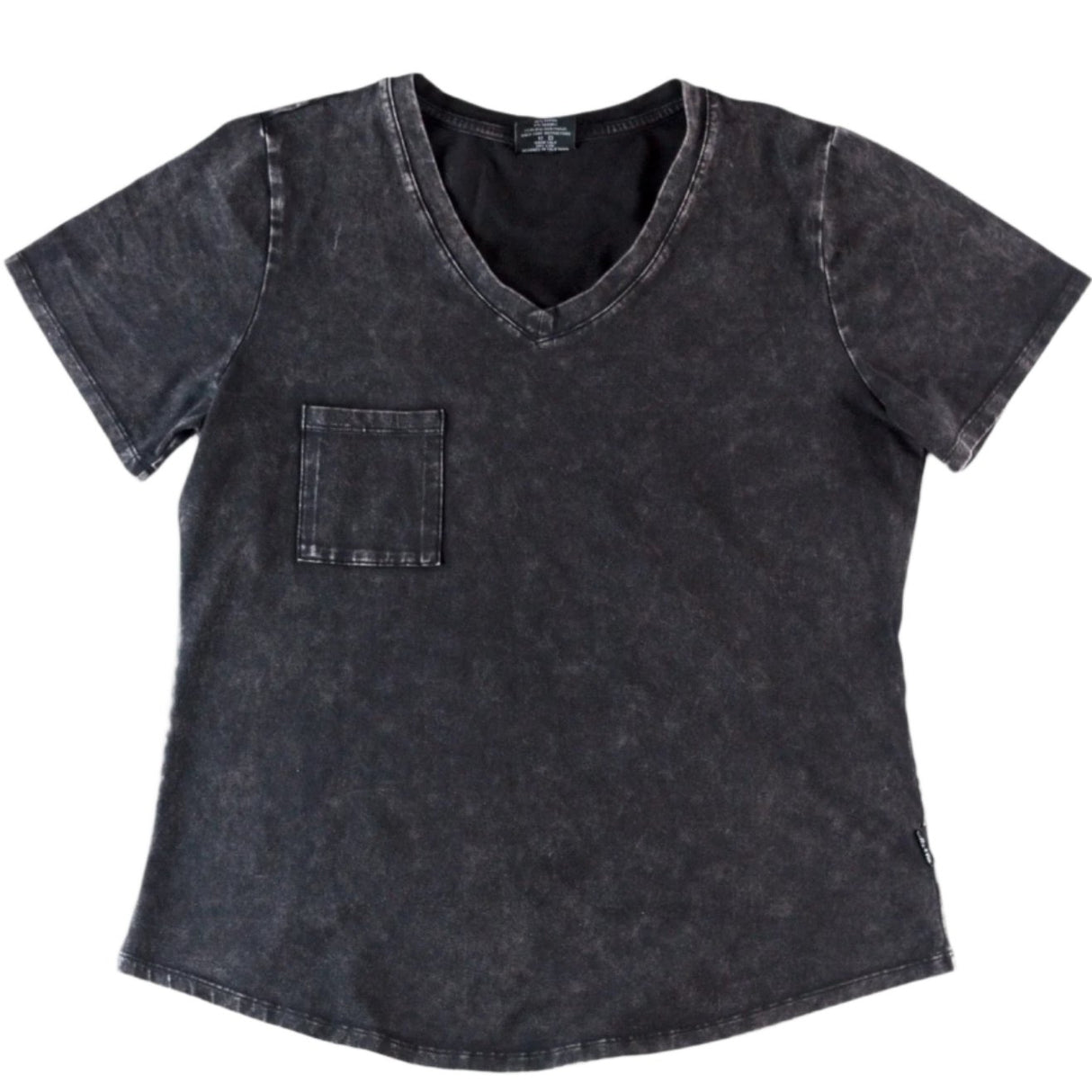 MAMA V-NECK- Midnight Snow Wash