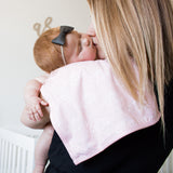 Waterproof Reversible Burp Cloths - Pink Combo