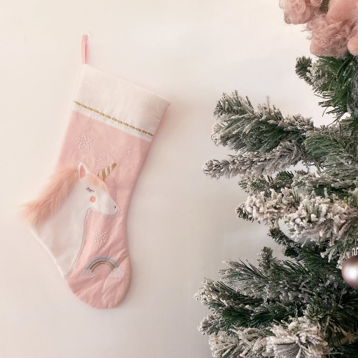 Pink Unicorn Stocking