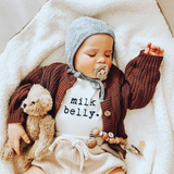 Milk Belly - Organic Cotton Bodysuit - HoneyBug 