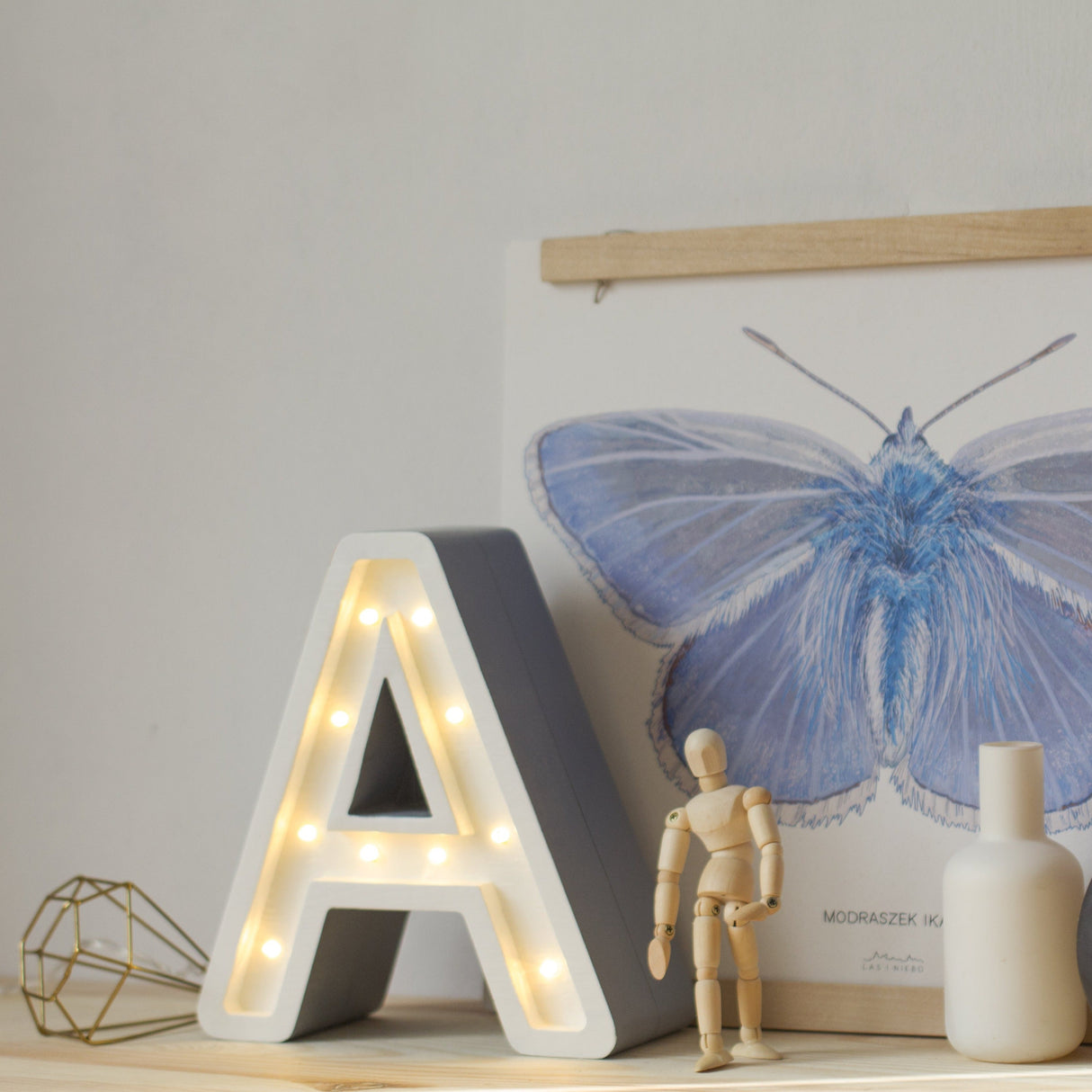 Little Lights Mini Letter Lamps A - Z by Little Lights US - HoneyBug 