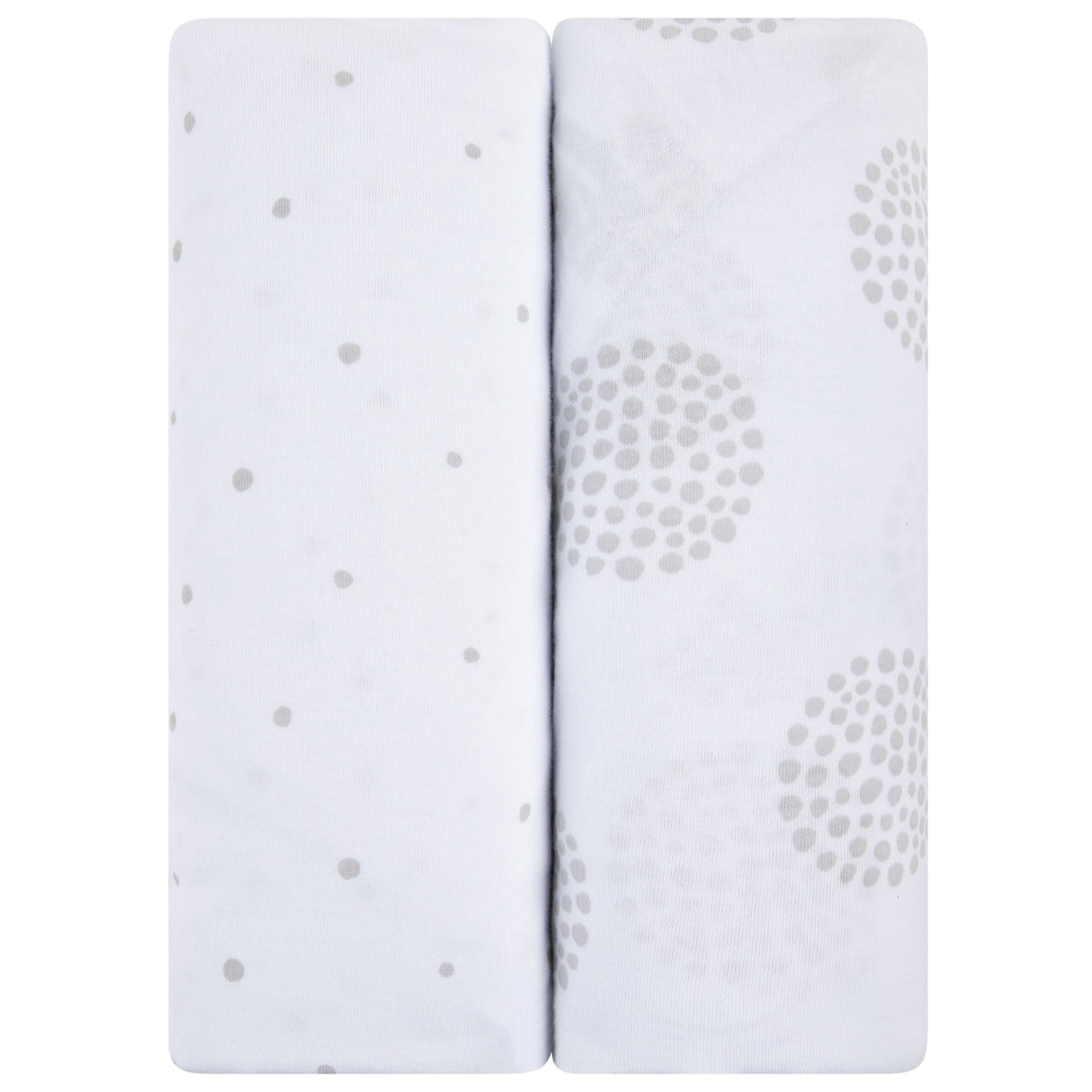 Changing Pad Cover | Cradle Sheet Set - Grey Dottie