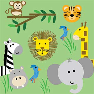 Jungle Zoo Learning Lovey Collection - HoneyBug 