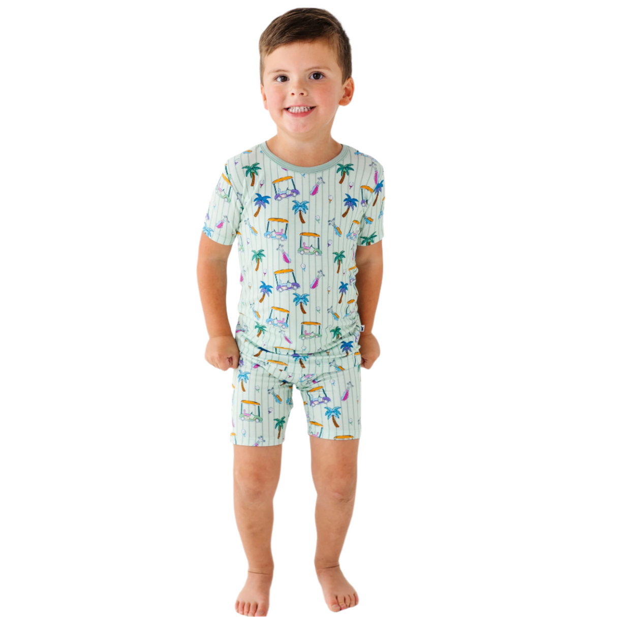 It's Fore O'Clock Somewhere Toddler/Big Kid Pajamas- Short Sleeve and Shorts