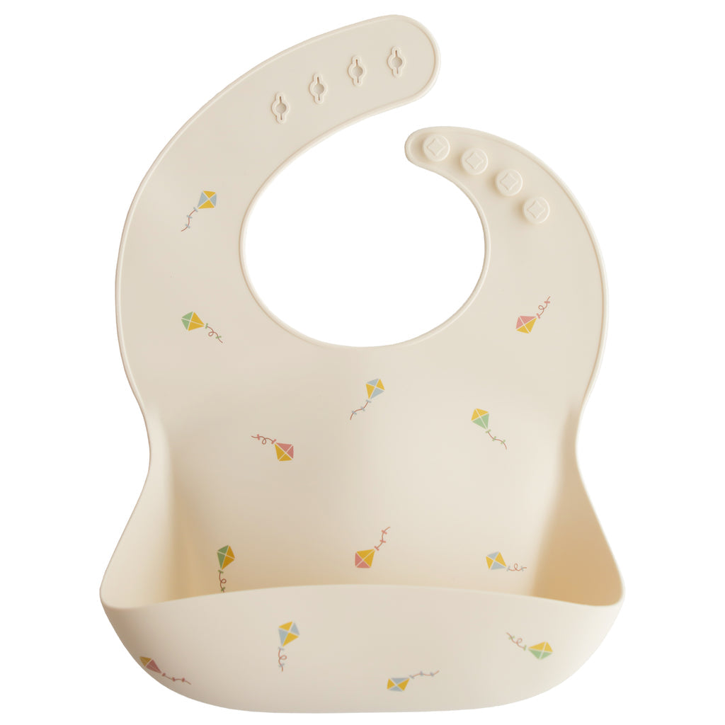 Silicone Baby Bib - Kites