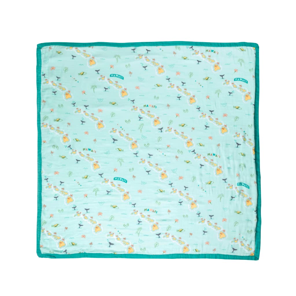 Kuʻu Home O Hawaiʻi Baby Quilt - HoneyBug 