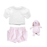 Outfit and Bunny Gift Set - HoneyBug 