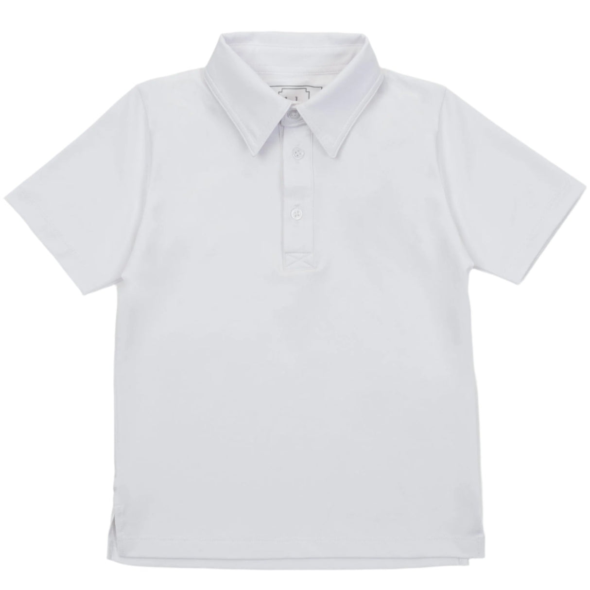 Will Boys' Golf Performance Polo Shirt - White - HoneyBug 