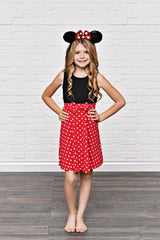 Red Girl Mouse Dress