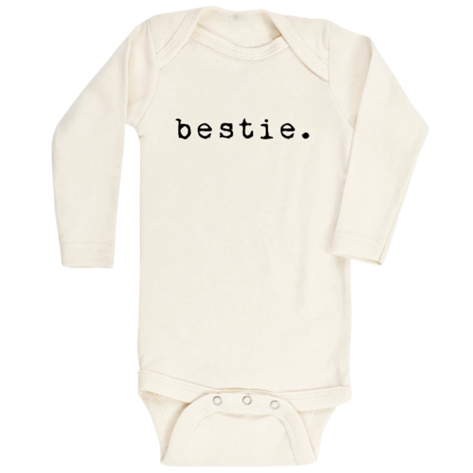 Bestie - Long Sleeve Organic Cotton Bodysuit - HoneyBug 