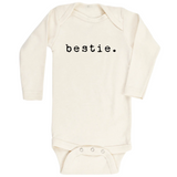 Bestie - Long Sleeve Organic Cotton Bodysuit - HoneyBug 