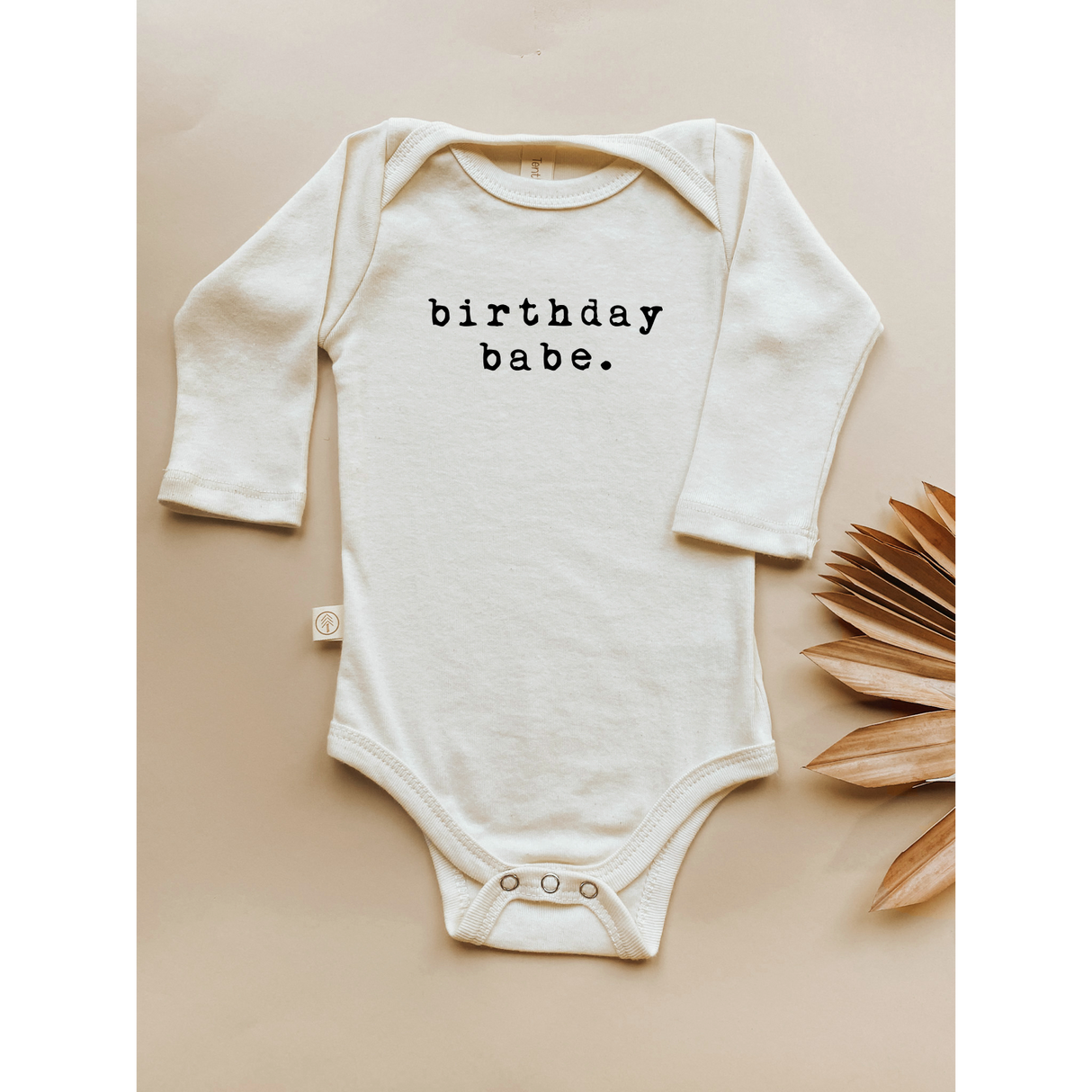 Birthday Babe - Long Sleeve Organic Cotton Bodysuit - HoneyBug 