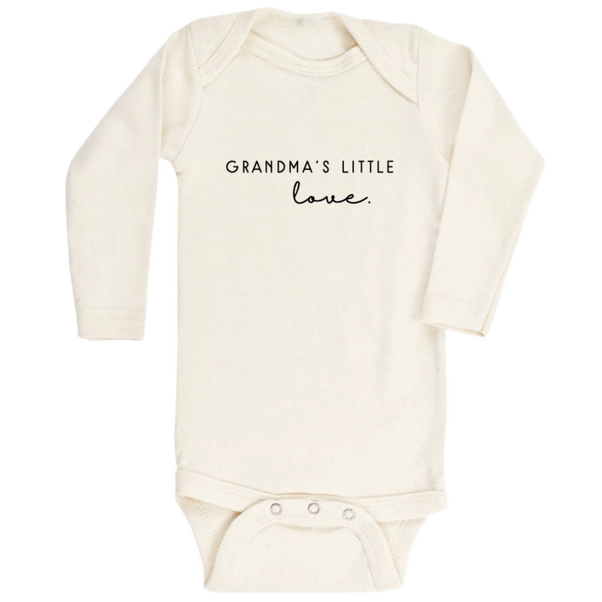 Grandma's Little Love - Long Sleeve Organic Bodysuit - HoneyBug 