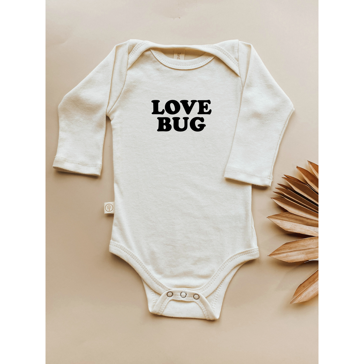 Love Bug - Long Sleeve Organic Cotton Bodysuit - HoneyBug 