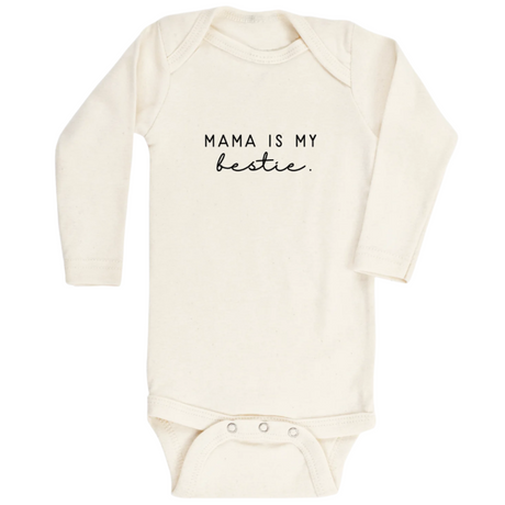 Mama is My Bestie - Long Sleeve Organic Bodysuit - HoneyBug 