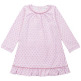 Carlin Girls' Dress - Scalloped in Pink