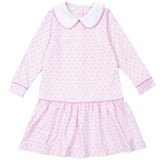 Lillian Girls' Dress - Scalloped in Pink