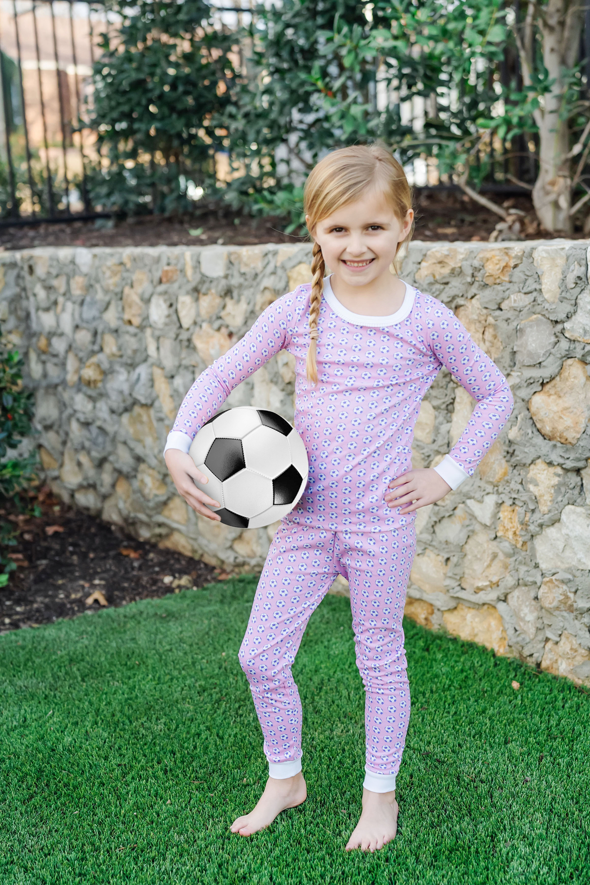 Ava Girls' Pajama Pant Set - Soccer Girl