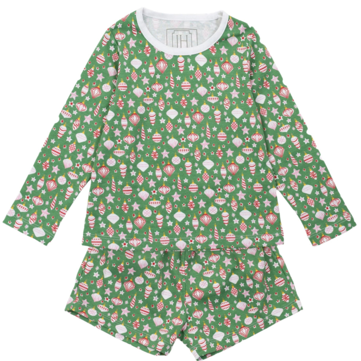 Sophie Girls' Short Set - Retro Ornaments