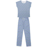 Marcia Women's Pajama Pant Set - Royal Safari