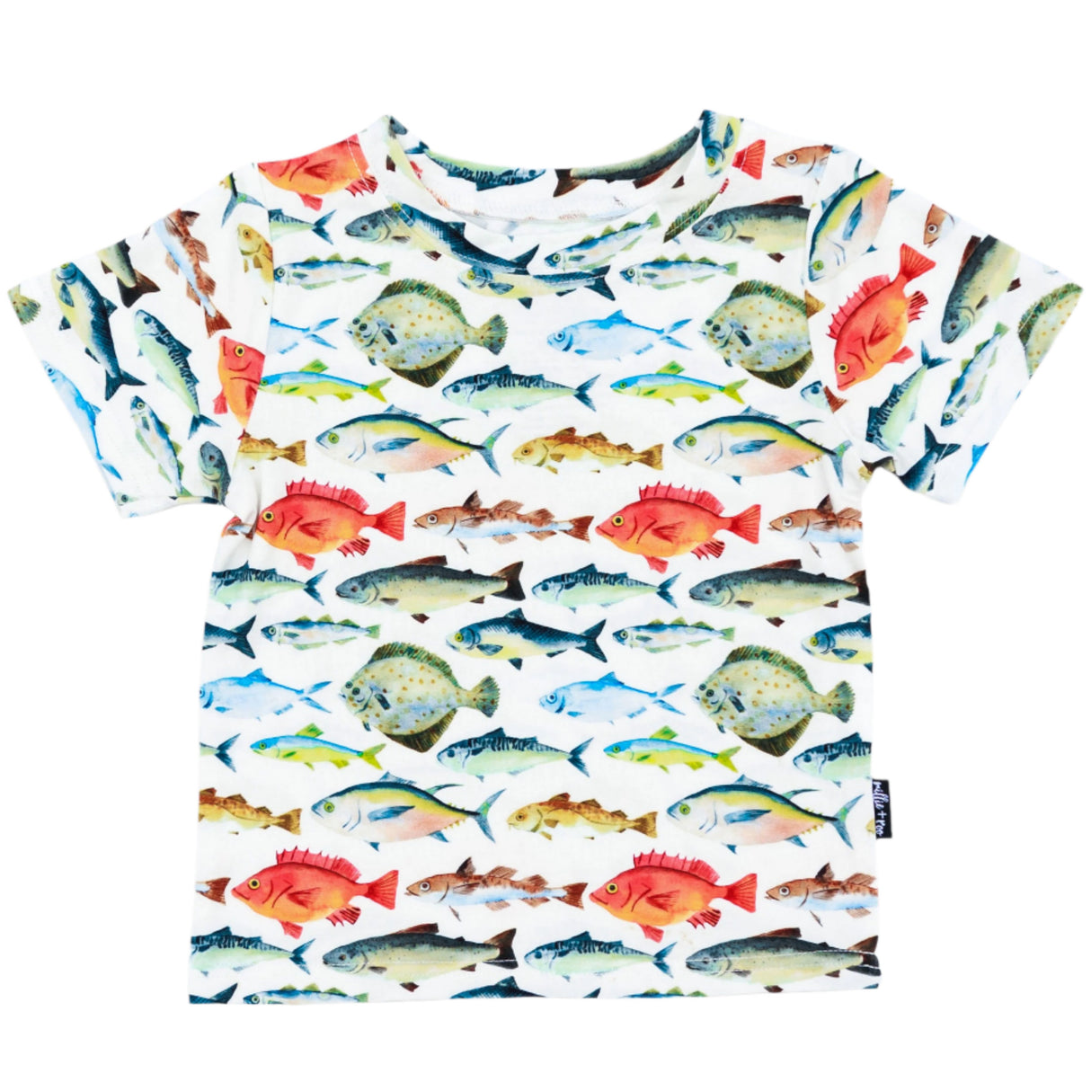 BAMBOO BASIC TEE- Fishy