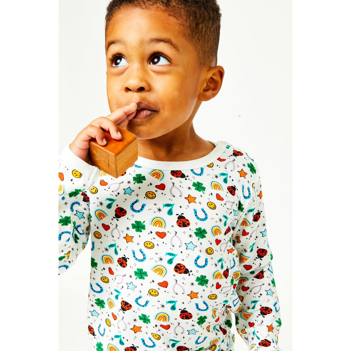 Long Sleeve Pajama Set - Lucky Charms by Clover Baby & Kids - HoneyBug 