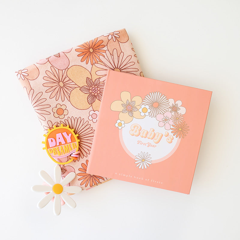 Flower Child Memory Baby Book